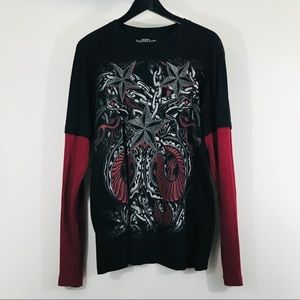 Elite long sleeve crew neck size L